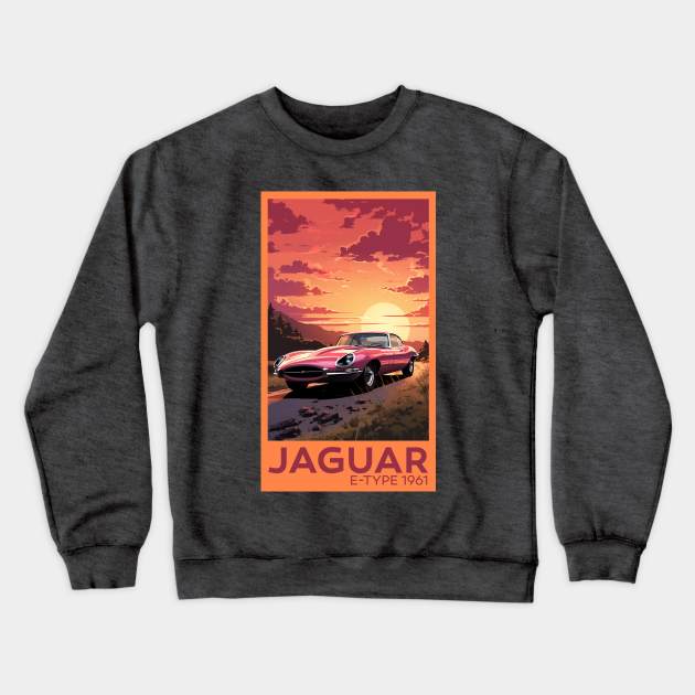 Jaguar E-Type Series 1 Crewneck Sweatshirt by MaxDeSanje 